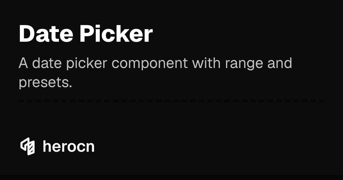 Date Picker